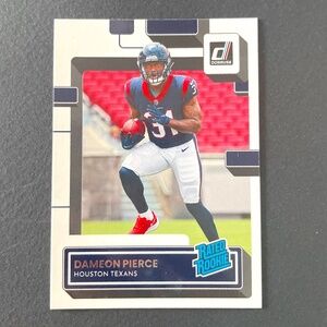 Dameon Pierce: Houston Texans, Running Back 2022 Panini Donruss Football #340